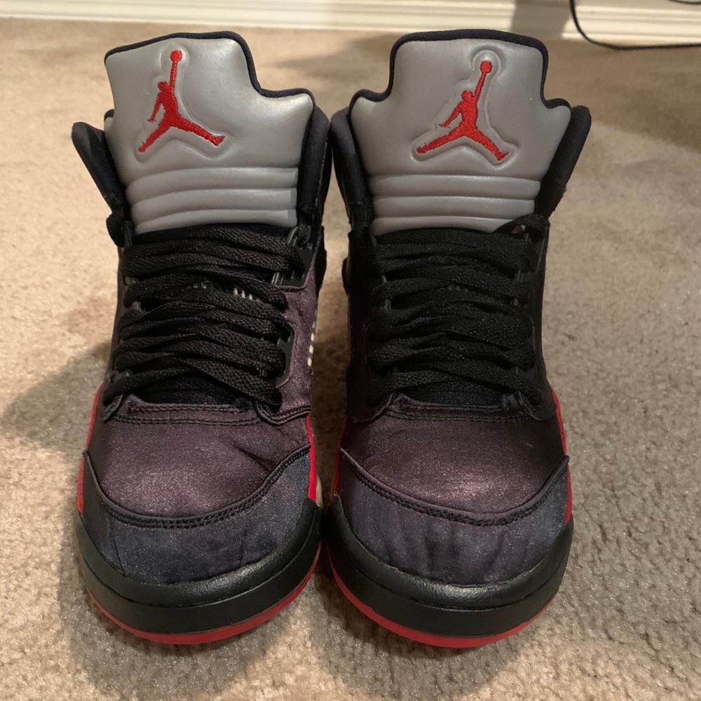 Nike Air Jordan 5 Retro Satin Bred Size 8.5